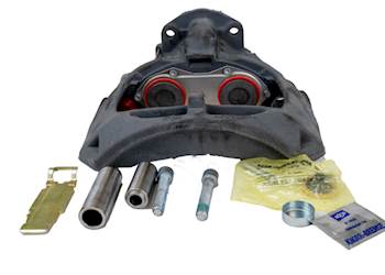 Brake callipers without brake pad, left