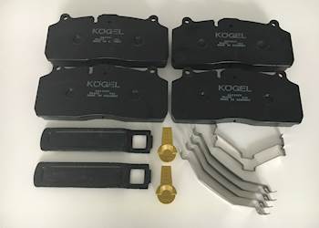 Brake pad set for one axle